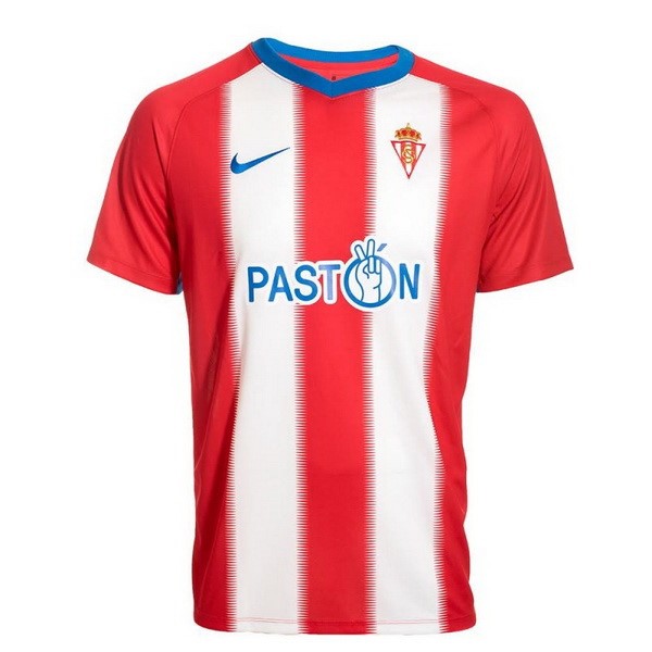 Real Sporting de Gijón Trikot Heim 2018-19 Rote Fussballtrikots Günstig